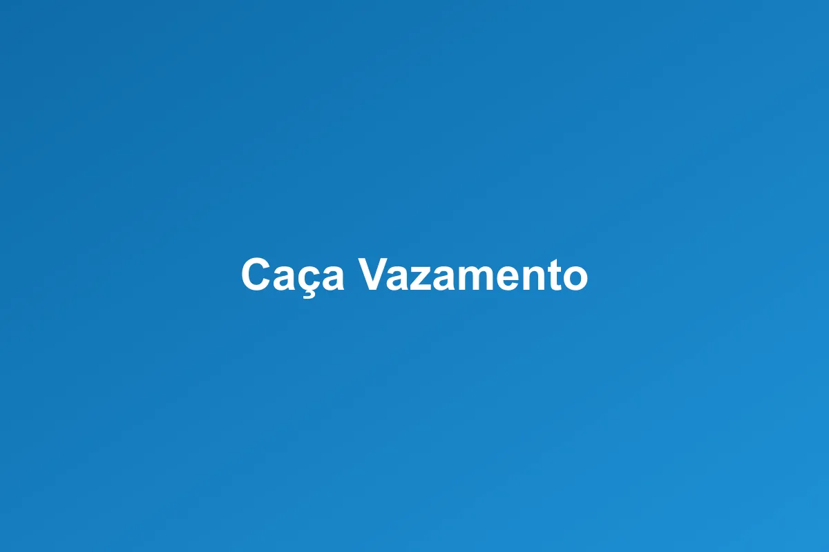 Caça-vazamento de Piscina em Suzano